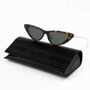 NEW Dior MISSDIOR B4U CD40105U 52N 22C0 Havana Green Unisex Cat Eye Sunglasses